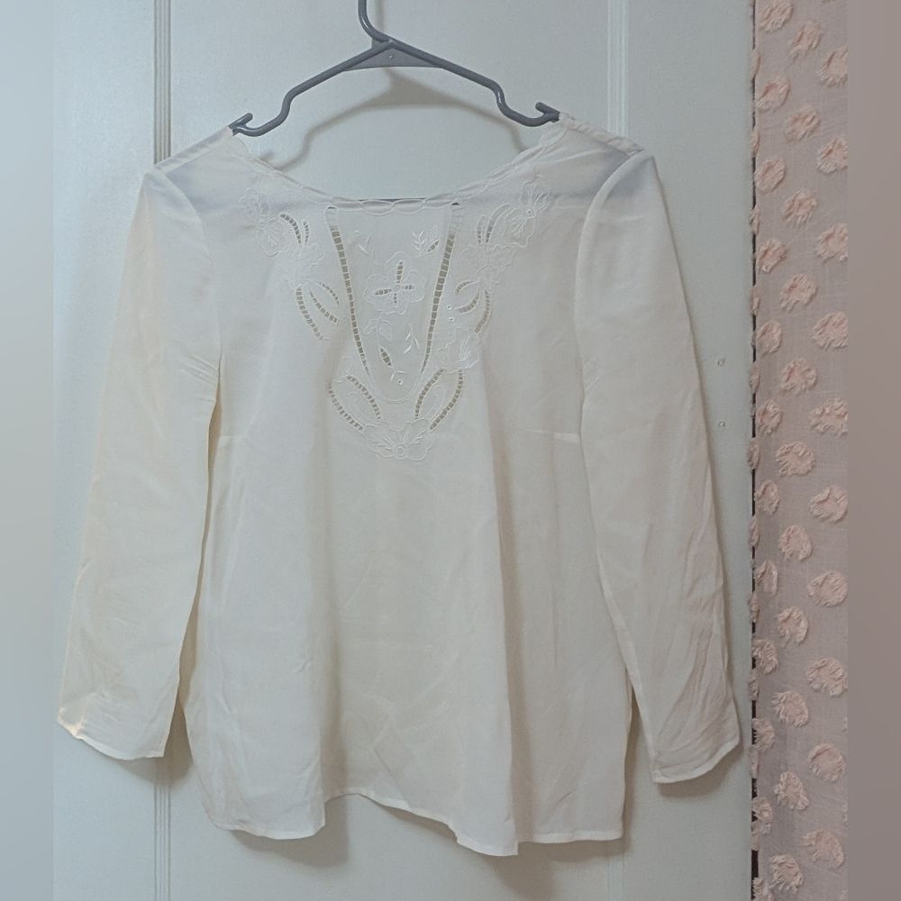 Sezane Creamcl Carlotta size (36) size 4